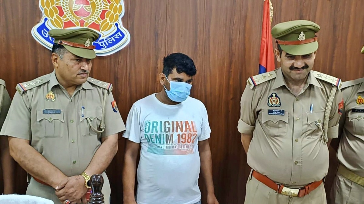 सहारनपुर: पुलिस की गिरफ्त में आरोपी 