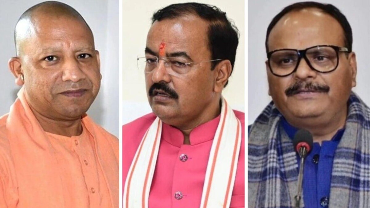 CM Yogi Adityanath/Keshav Prasad Maurya/Brijesh Pathak (File Photo)