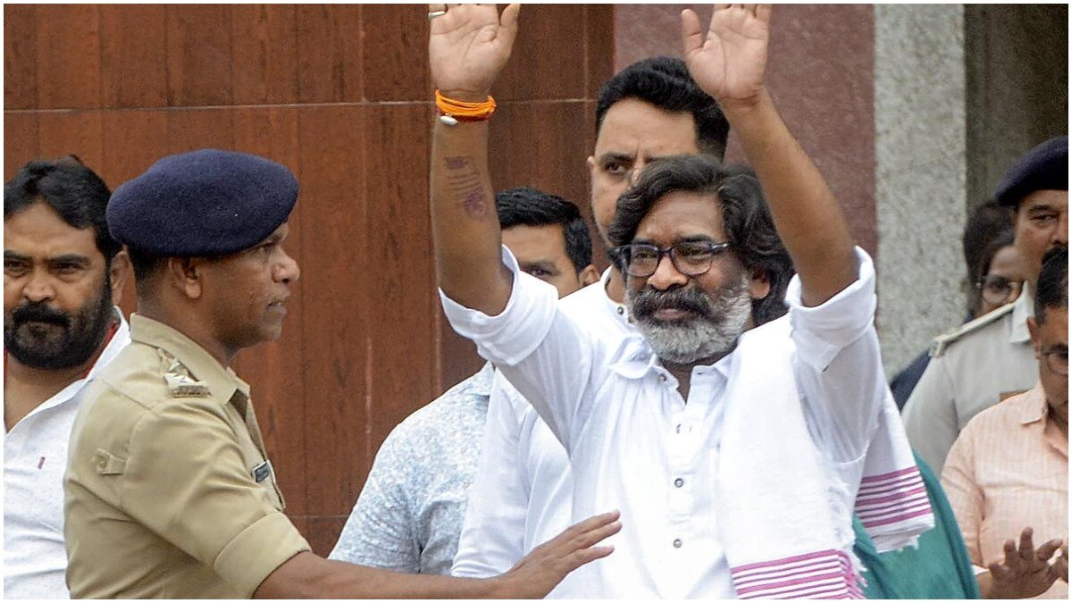 झारखंड के मुख्यमंत्री हेमंत सोरेन. (PTI Photo)