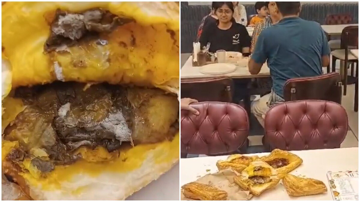 आलू पेटीज में फफूंद देख भड़का कस्टमर