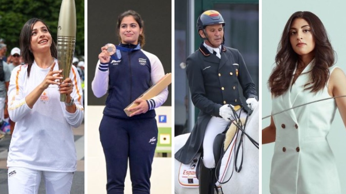 युसरा मर्दिनी, मनु भाकर, जुआन एंटोनियो जिमेनेज़ और नादा हफेज