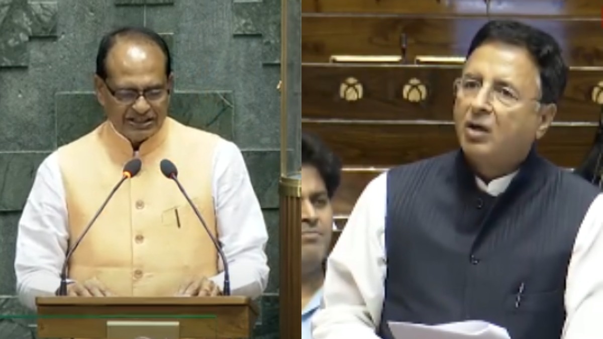 श‍िवराज स‍िंह चौहान और रणदीप सुरजेवाला. 