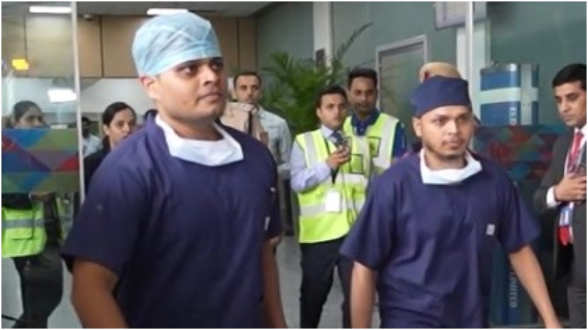 ग्रीन कॉरिडोर के जरिए IGI से गुरुग्राम तक 13 मिनट में हार्ट पहुंचाया गया (Photo: Aajtak)