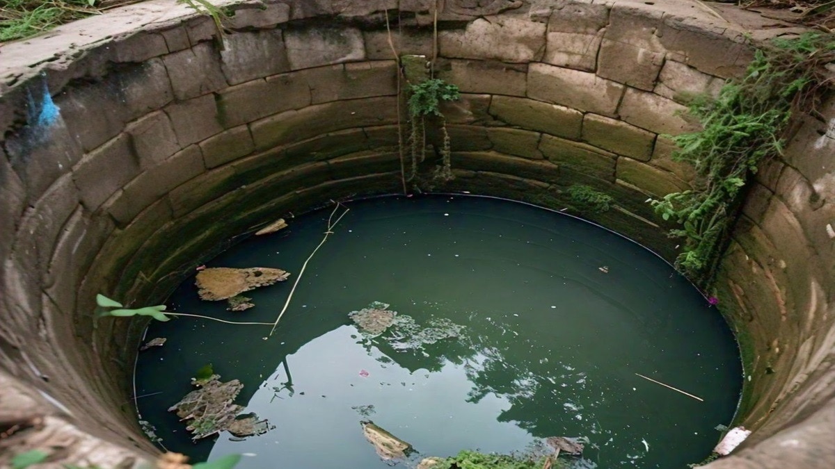 कुएं का दूषित पानी पीने से चार लोगों की मौत (सोर्स - Meta AI)