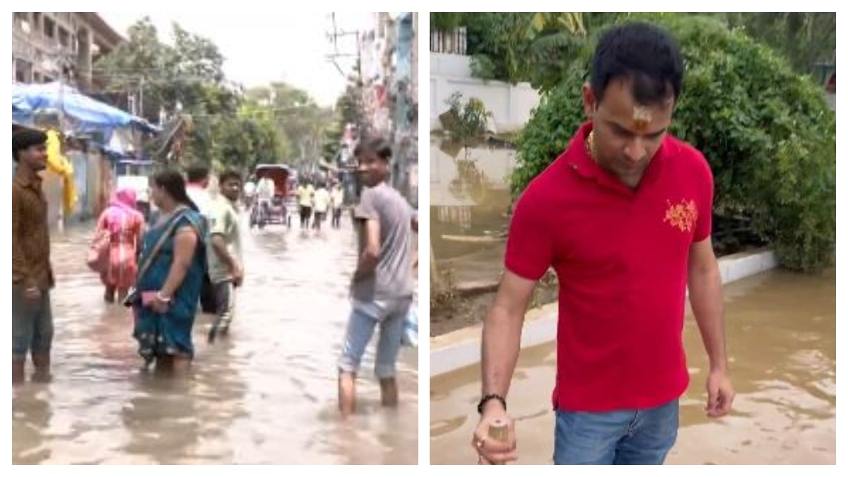 मंत्रियों के बंगले में घुसा पानी