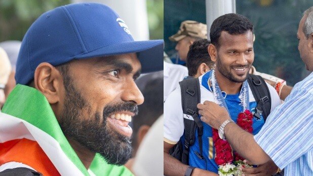 Sreejesh and Amit Rohidas (@Hockey India)