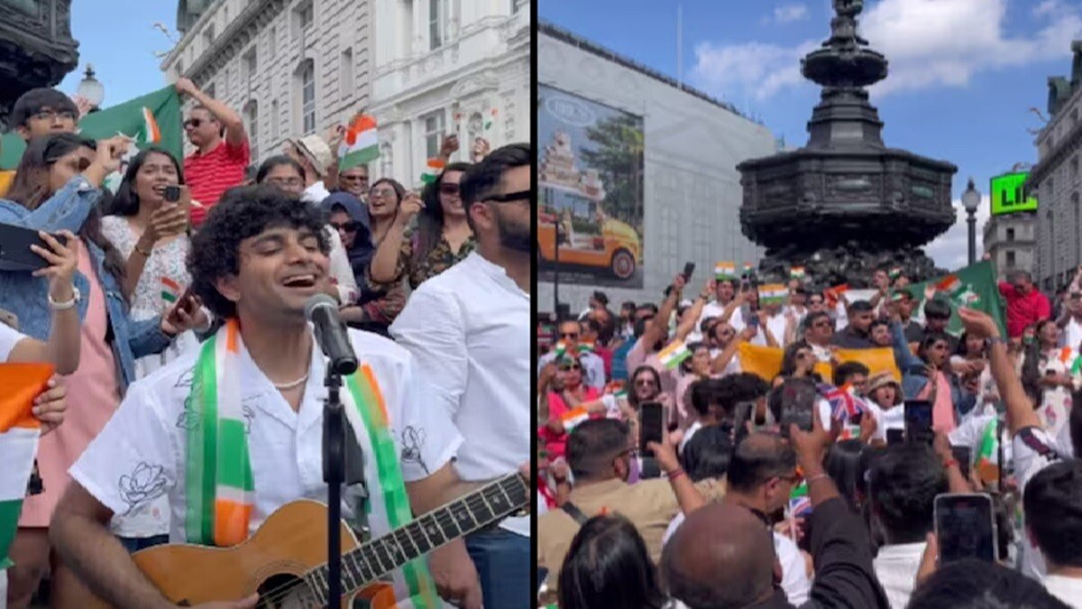 लंदन की सड़कों  पर एक सुर में 'जय हो...' गाते दिखे हिंदुस्तानी और पाकिस्तानी, VIDEO