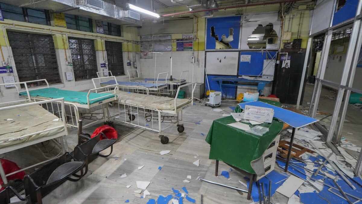 आरजी कर अस्पताल में भीड़ ने किया था हमला. PTI