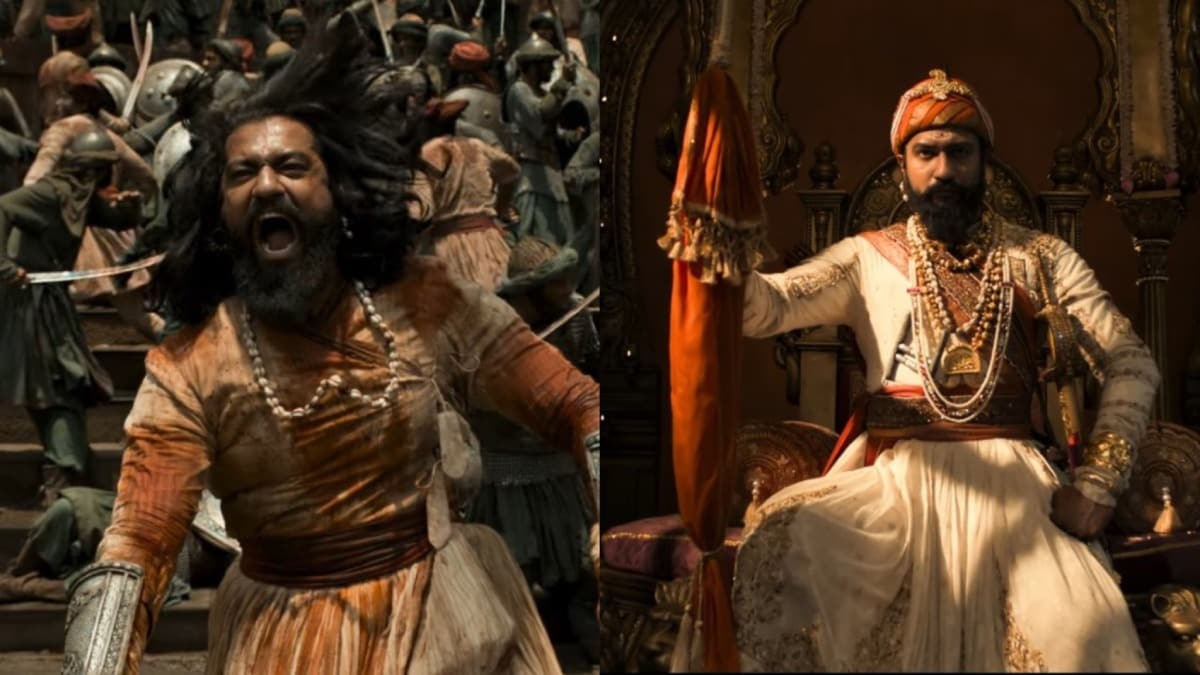 Chhaava Teaser: शेर के बच्चे को कहते हैं 'छावा', छत्रपति संभाजी महाराज के रोल में विक्की कौशल ने मचाई गदर - Vicky Kaushal and Rashmika Mandanna film Chhaava Teaser release actor shines