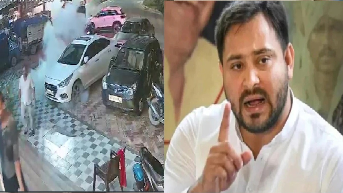 हाजीपुर के होटल में देर रात बमबाजी