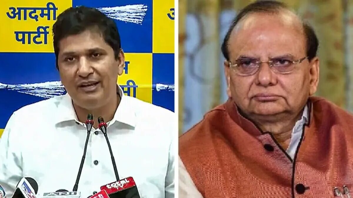 'झूठ बोल रहे हैं', सौरभ भारद्वाज का दिल्ली LG पर आरोप, बोले- खुले मंच पर आकर करें बहस