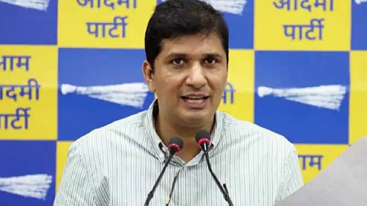 मंत्री सौरभ भारद्वाज ने एलजी पर उठाए सवाल.