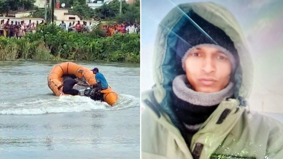 गंगा नदी में डूबा सेना का जवान 