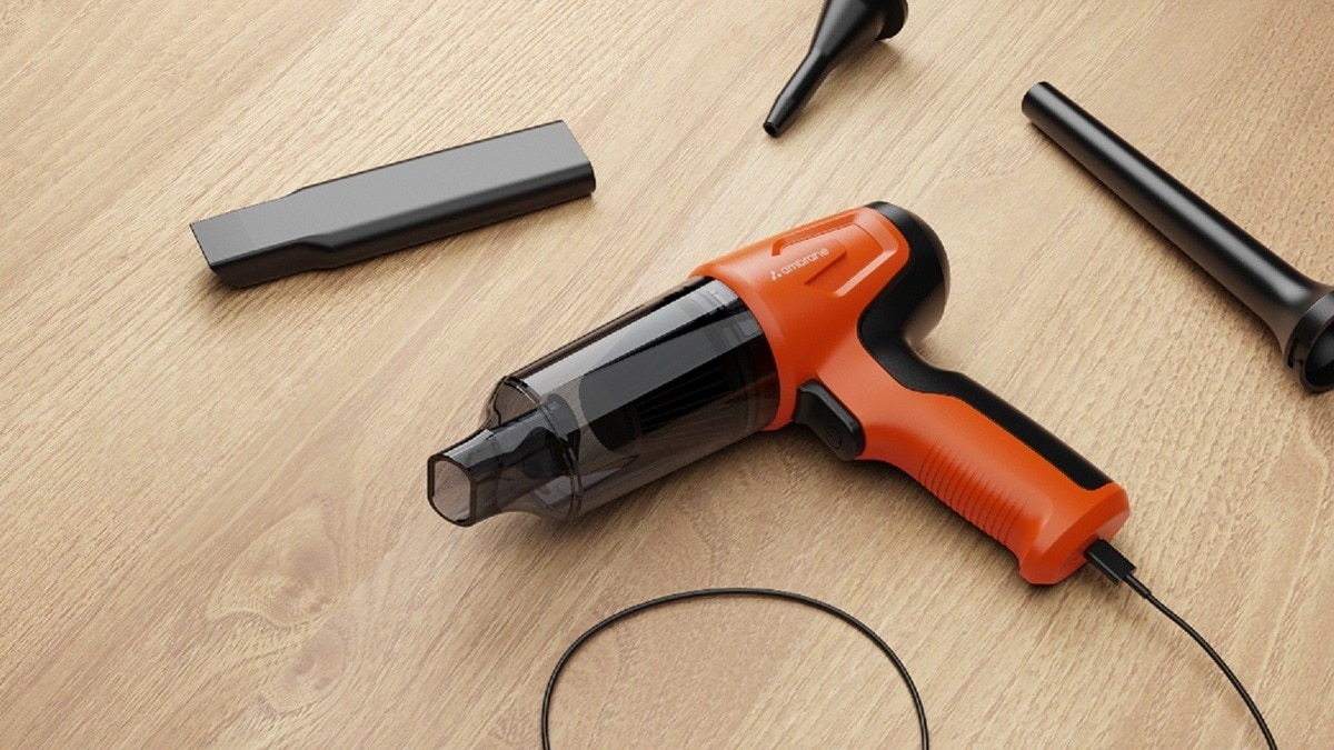 Ambrane MiniVac 02 पोर्टेबल वैक्यूम क्लीनर लॉन्च, 2 हजार रुपये से भी कम है कीमत