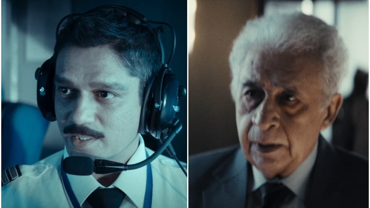 vijay varma, naseeruddin shah in 'IC 814: The Kandahar Hijack'