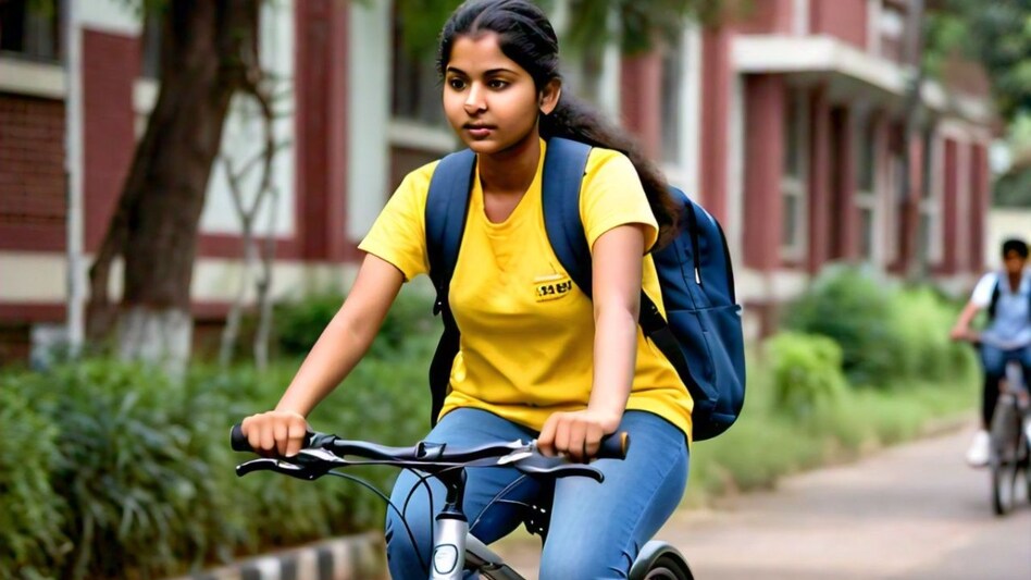 साइकिल से स्कूल जा रही छात्रा को ट्रक ने मारी टक्कर, मौत के बाद भड़के परिजनों-छात्रों ने किया सड़क जाम - 16 yr old girl killed two injured as truck hits school