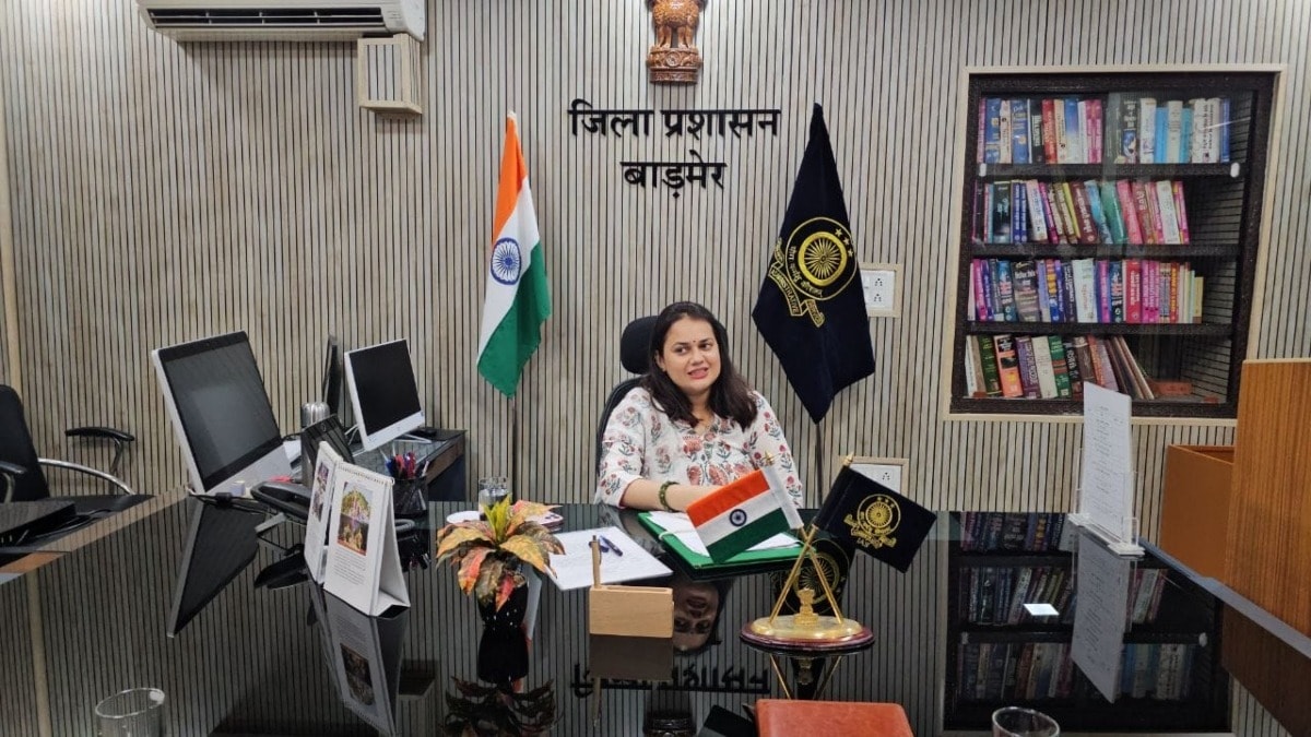 IAS टीना डाबी ने बाड़मेर DM के रूप में संभाला पदभार, बोली- महिलाओं और बच्चों के लिए करूंगी जैसलमेर मॉडल पर काम - IAS Tina Dabi took charge as Barmer DM said