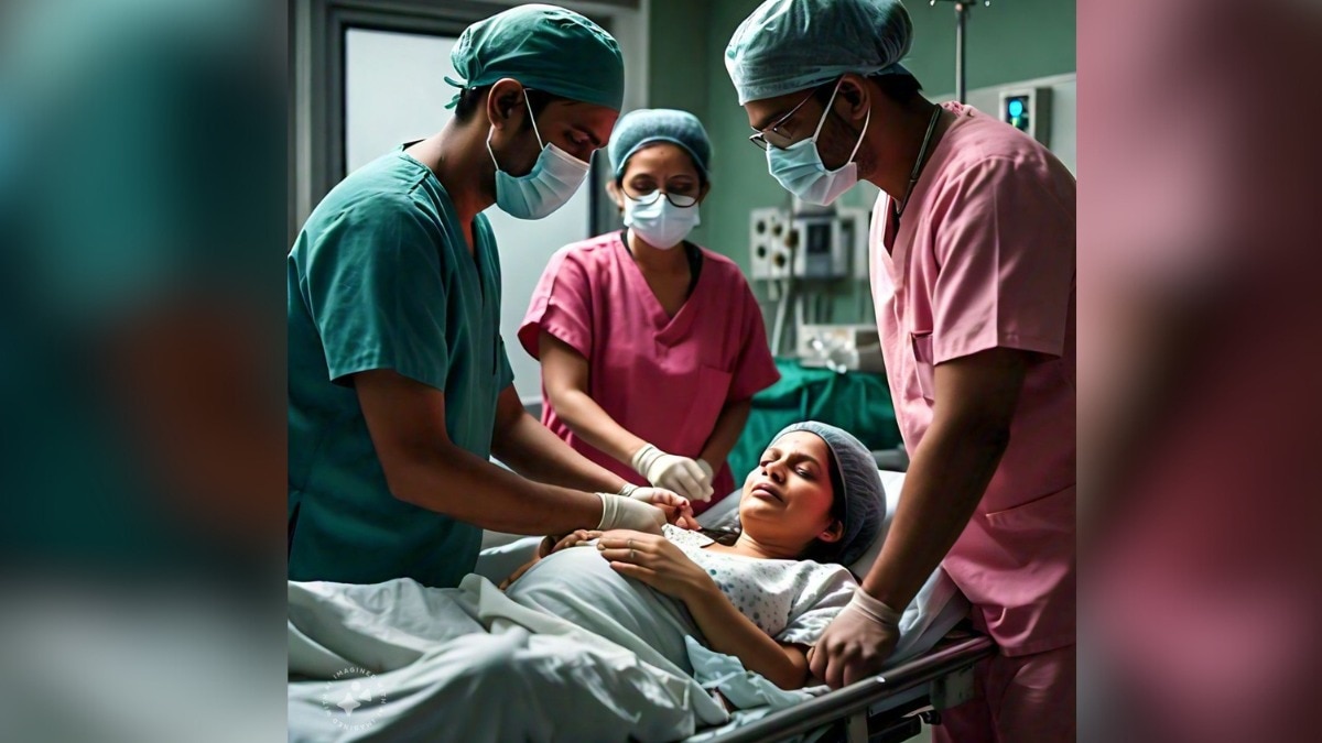 प्रेग्नेंट महिला की नॉर्मल डिलीवरी के लिए झोलाछाप डॉक्टर ने लगाए आठ इंजेक्शन (फोटो- Meta AI)