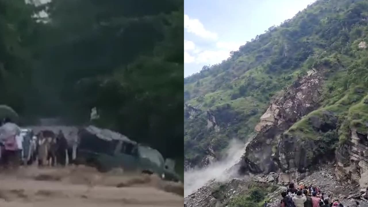 पिथौरागढ़ में भरभराकर गिरा पहाड़, रामनगर में सैलाब में बह गई जिप्सी... उत्तराखंड में कुदरती आफत! देखें video