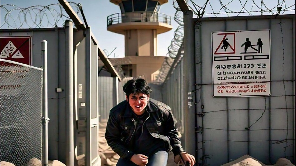 Pakistani infiltrator killed by BSF soldiers (Photo- Meta AI) Pakistani infiltrator killed by BSF soldiers (Photo- Meta AI)