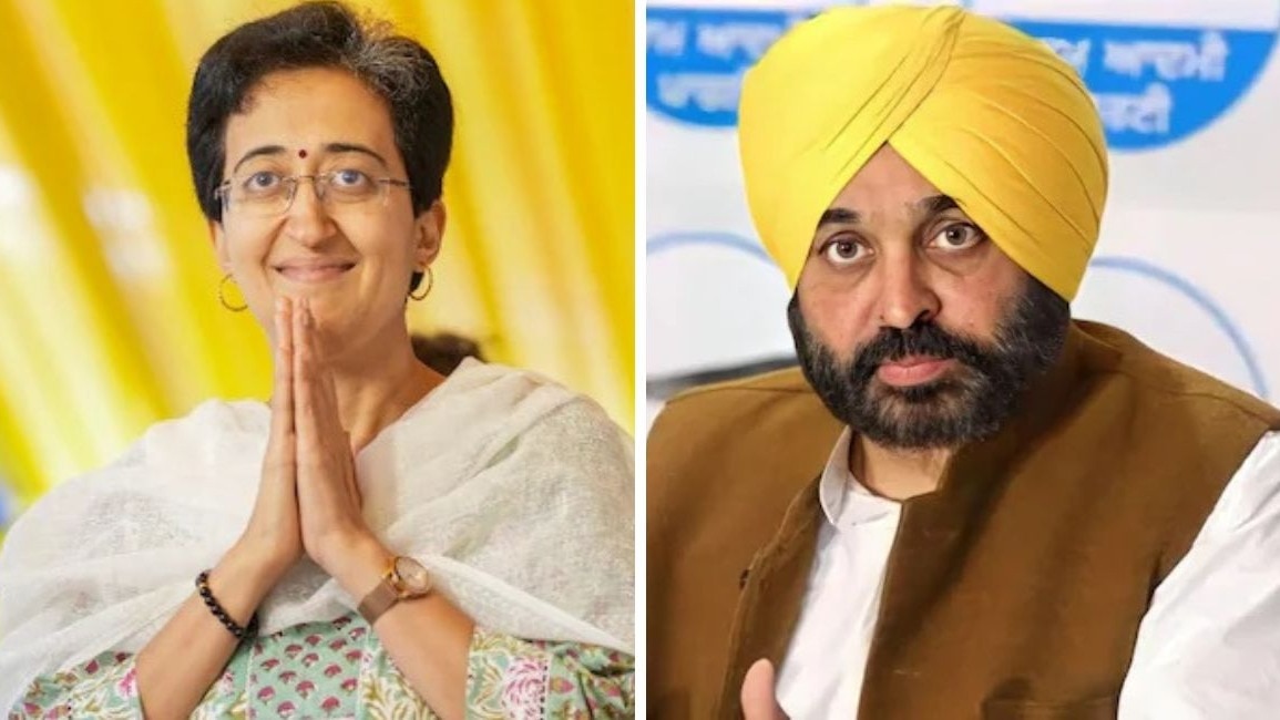 आतिशी और भगवंत मान (फाइल फोटो)