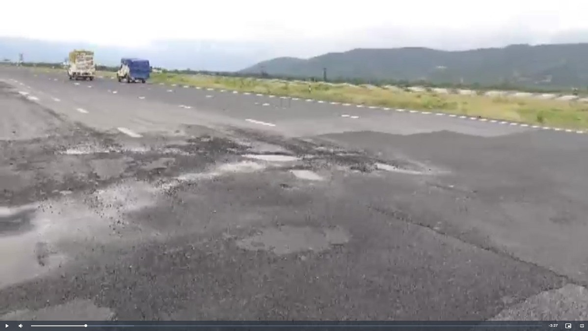 दिल्ली-मुंबई एक्सप्रेस-वे पर कई जगह मरम्मत की जरूरत