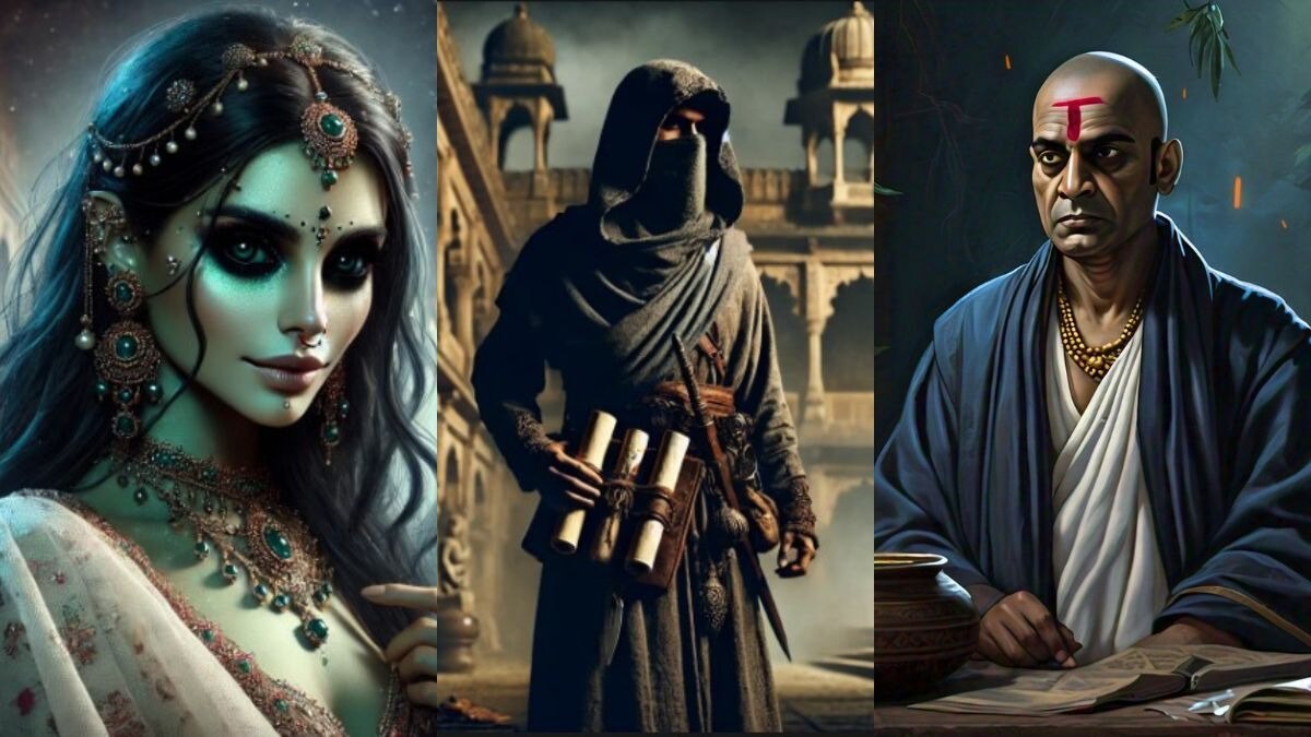 आचार्य चाणक्य ने अर्थशास्त्र में बताए हैं गुप्तचरों के भेद और प्रकार (Photo: Meta AI)