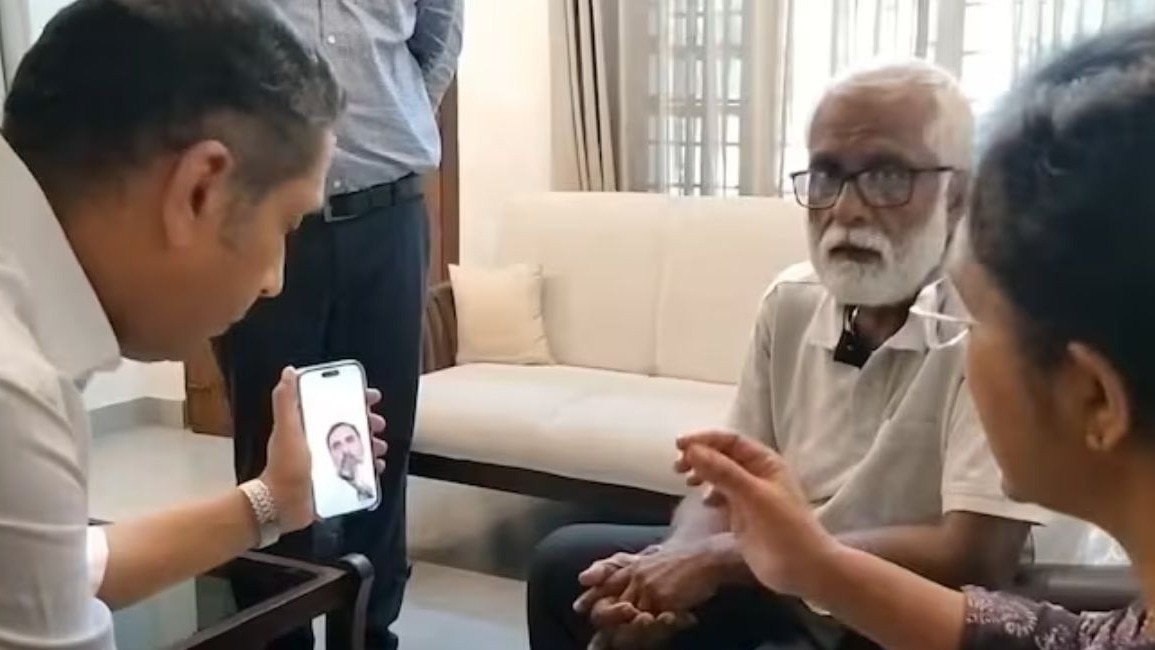 राहुल गांधी ने अन्ना के परिवार से वीडियो कॉल पर बात की