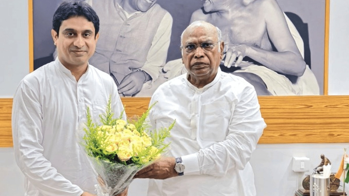 उदय भानु ने कांग्रेस अध्यक्ष मल्लिकार्जुन खड़गे से मुलाकात की