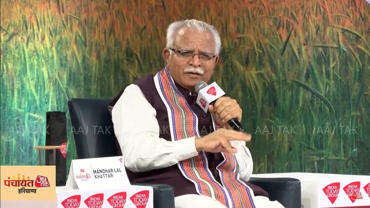 'वो किसान नहीं मुखौटा थे, सरकार का बड़प्पन जो कृषि कानून वापस लिए', आजतक से बोले मनोहर लाल खट्टर