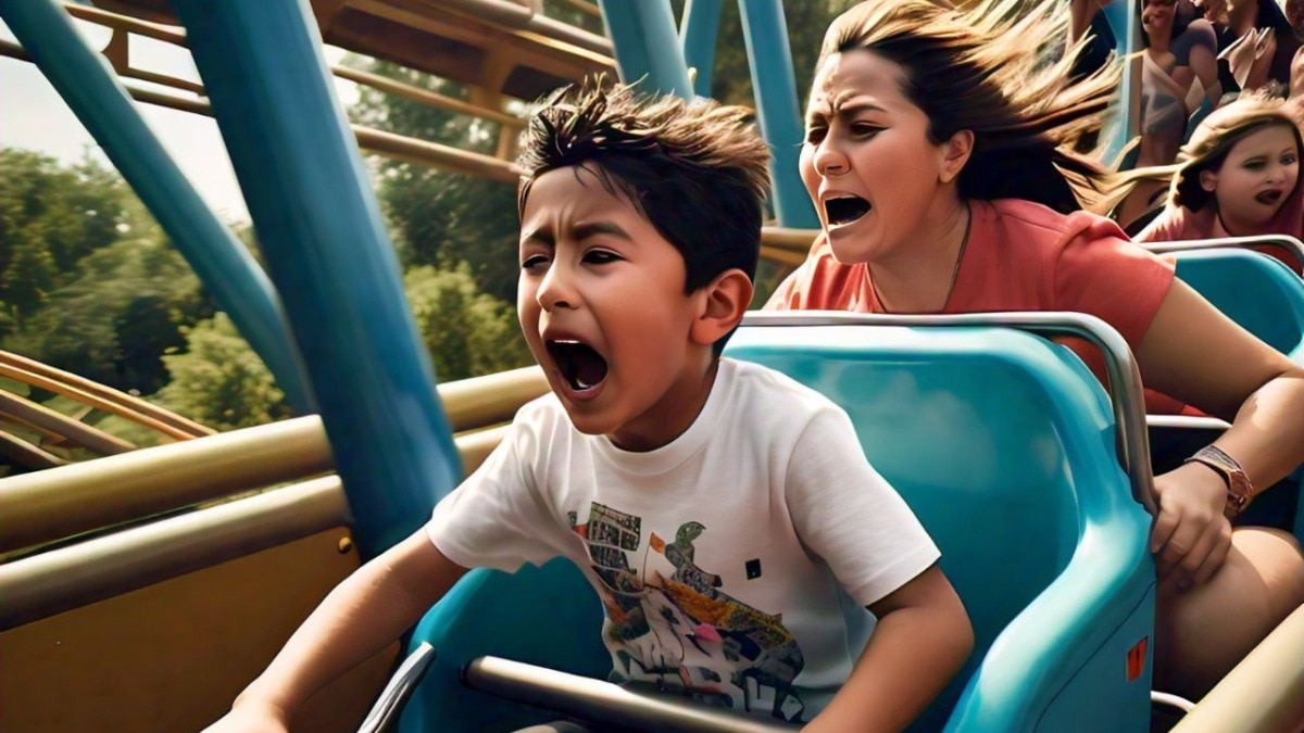 रोलर कोस्टर पर बच्चे को आया कार्डियक अरेस्ट