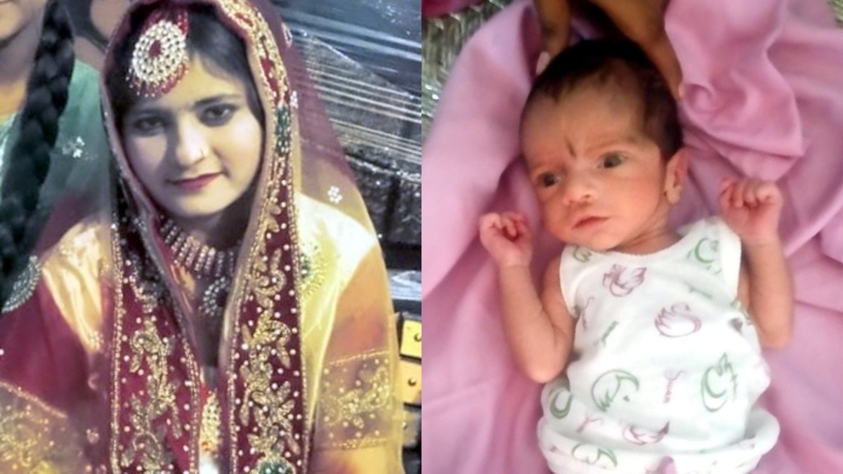 मां और बेटे की फोटो. 