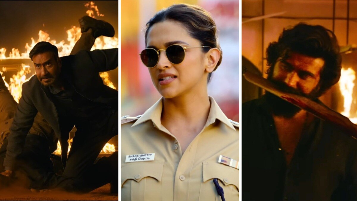 'सिंघम अगेन' में अजय देवगन, दीपिका पादुकोण, अर्जुन कपूर 