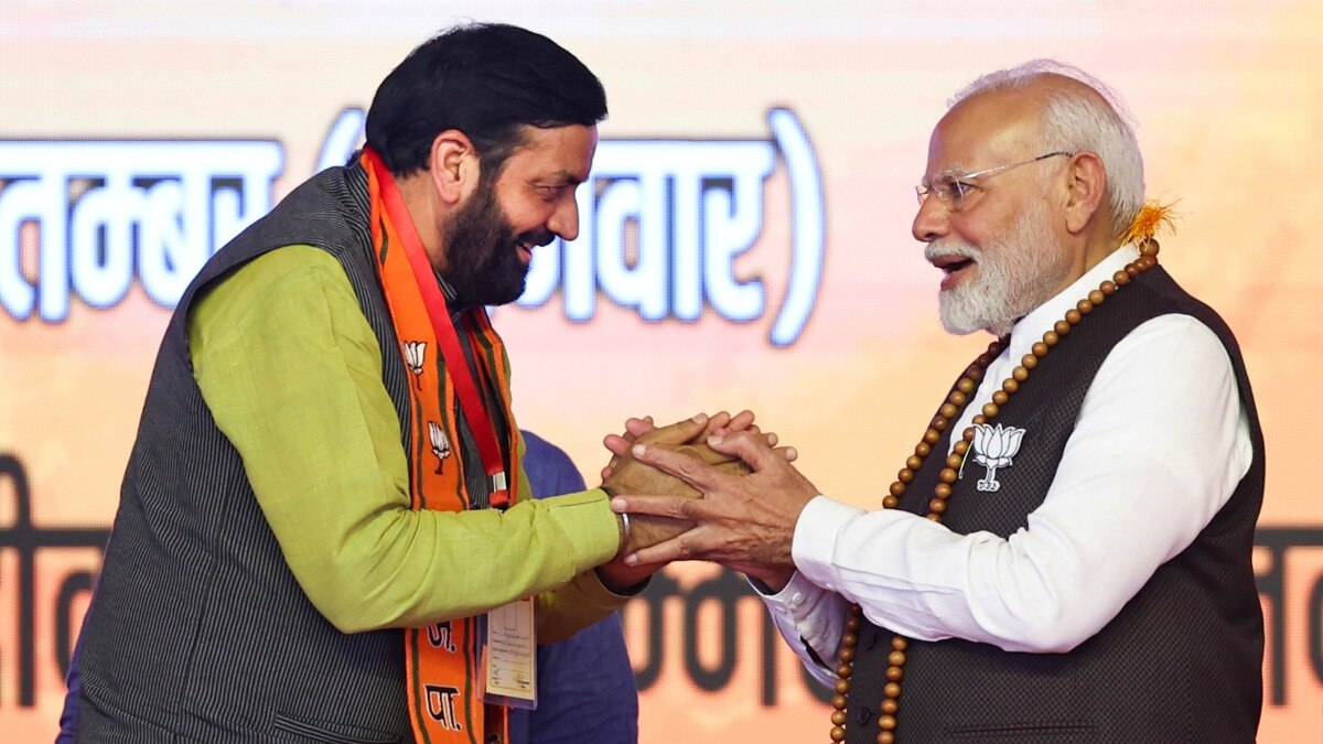 नायब सिंह सैनी, पीएम मोदी (PTI Photo) 