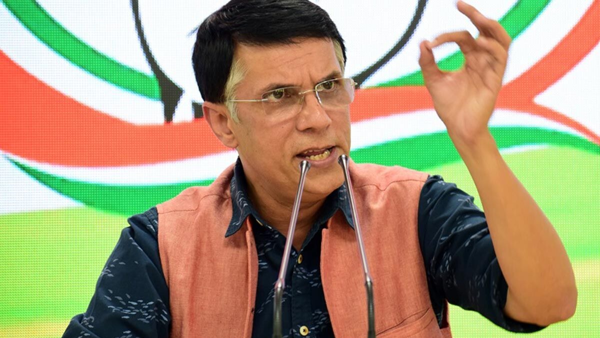 कांग्रेस नेता पवन खेड़ा ने प्रेस कॉन्फ्रेंस कर हरियाणा के नतीजों पर सवाल उठाए (फाइल फोटो)