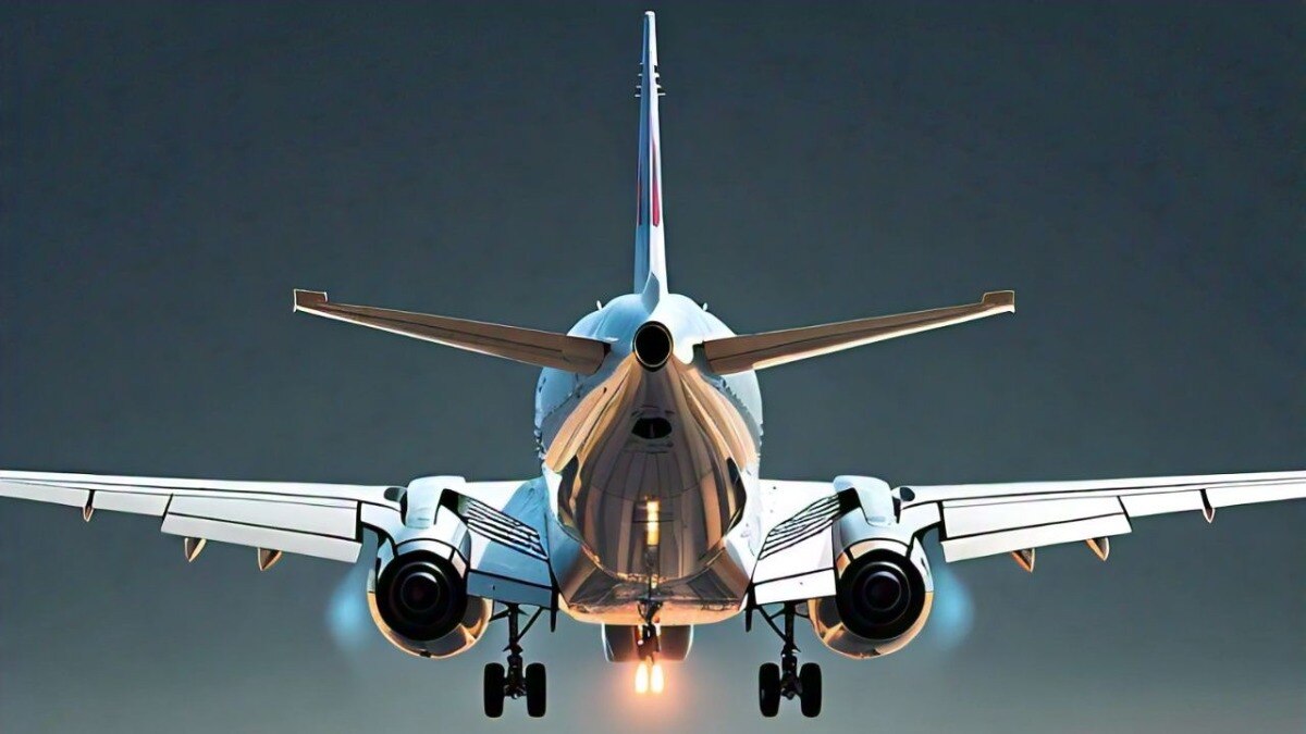 बेली लैंडिंग की तैयारी कर रहा था त्रिची का विमान (फोटो: Meta AI)