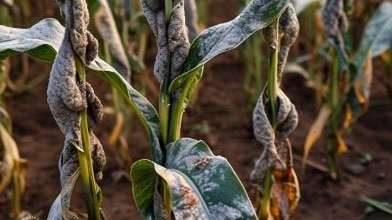 Grey mold disease (AI Created Image)