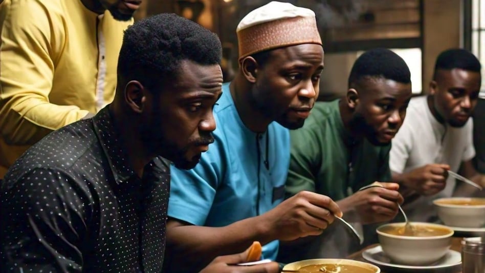 5 people died after drinking poisonous soup (Source - Meta AI) 5 people died after drinking poisonous soup (Source - Meta AI)