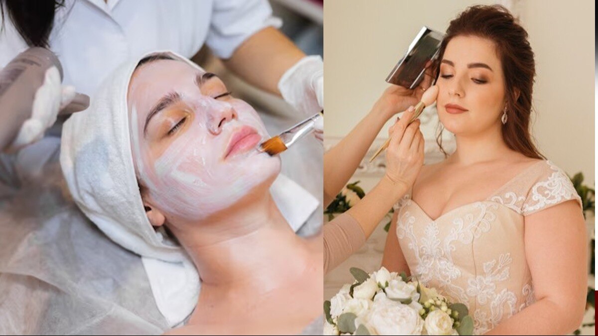 दुल्हन का फेशिअल