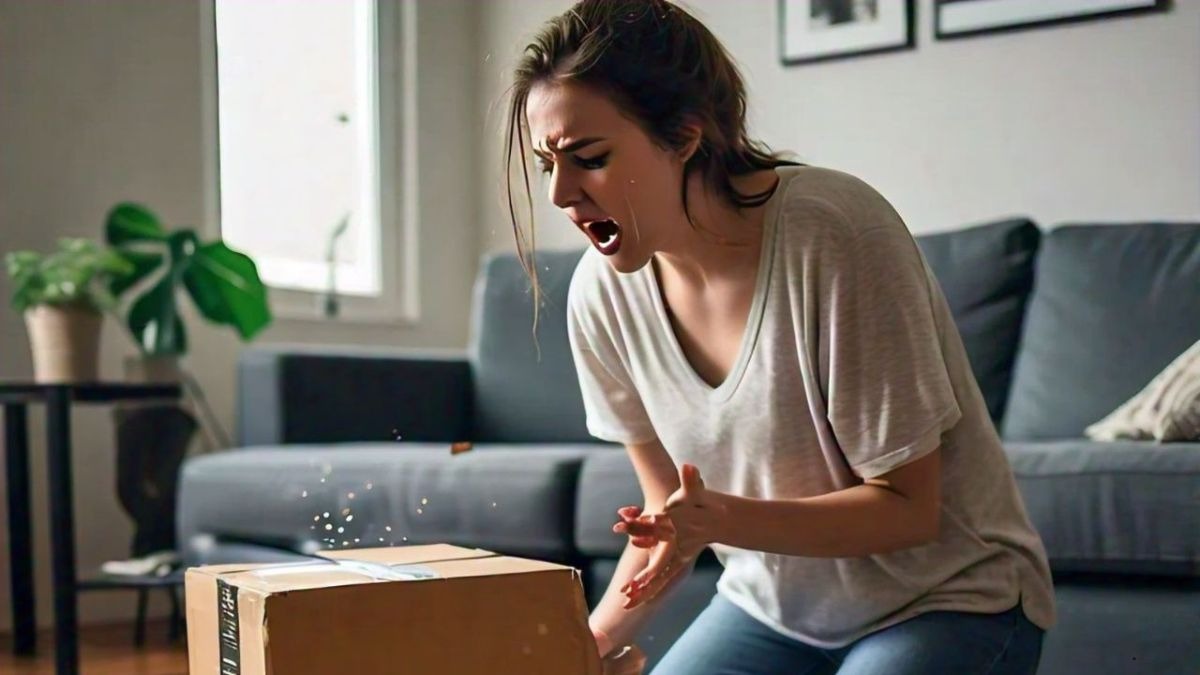 अमेजॉन के पार्सल में निकल गई ये चीज, पैकेट खोलते ही महिला को होने लगी उल्टियां