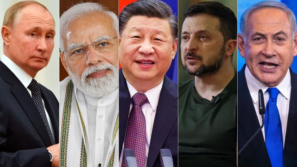Putin, PM Modi, zinping, zelensky, Netyanhu