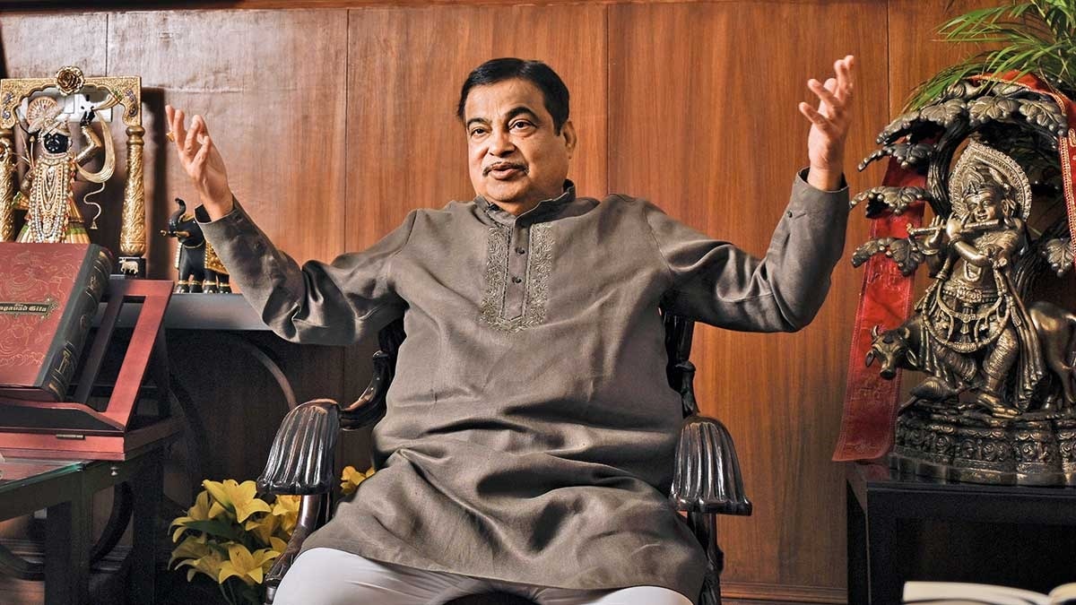 BJP नेता नितिन गडकरी. 