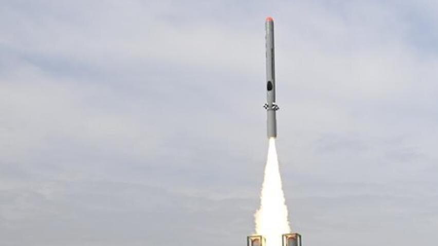 पहली लैंड क्रूज मिसाइल का सफल परीक्षण. 