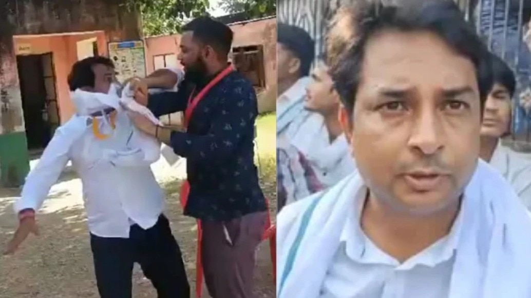 राजस्थान के एक निर्दलीय उम्मीदवार और कांग्रेस के बागी नरेश मीना को टोंक जिले में एक मतदान केंद्र के बाहर एसडीएम अमित चौधरी को थप्पड़ मारते हुए कैमरे में कैद किया गया था