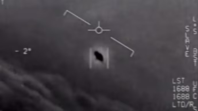 File photo of a UFO released by the US govt 