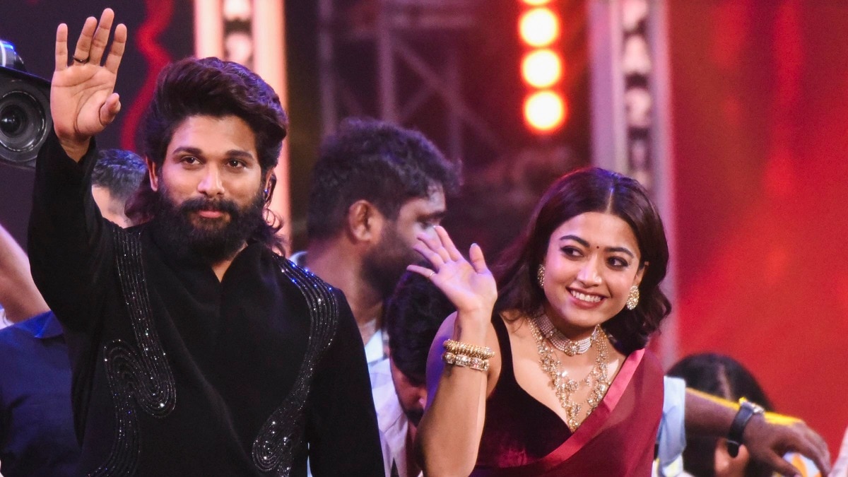 अल्लू अर्जुन और रश्मिका मंदाना 