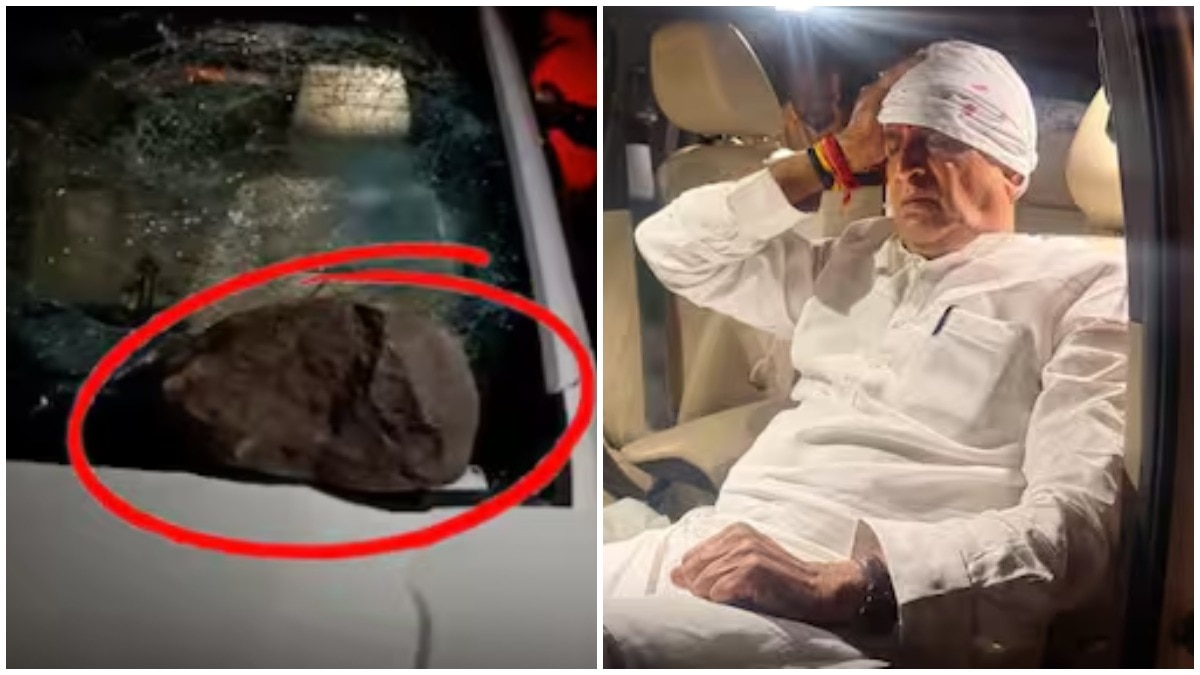 एनसीपी (शरद गुट) के नेता और महाराष्ट्र के पूर्व गृहमंत्री अनिल देशमुख पर काटोल में हमला. (Aajtak Photo)