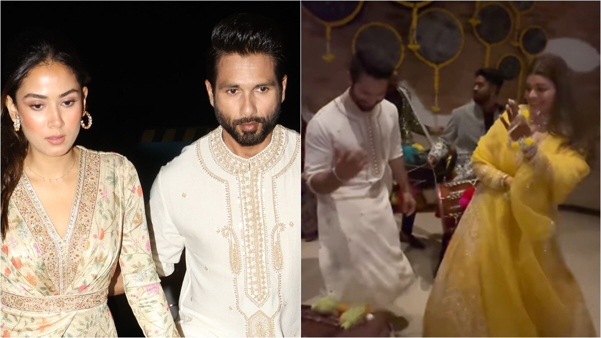 शाहिद कपूर अपनी पत्नी मीरा राजपूत के साथ