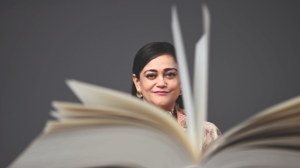 इंडिया टुडे ग्रुप की एग्जिक्यूटिव एडिटर इन चीफ और वाइस चेयरपर्सन कली पुरी ने साहित्य आजतक का आगाज किया. (Photo-Bandeep Singh)