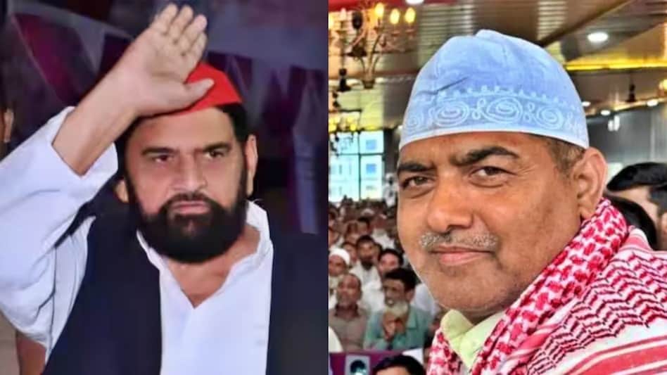 कुंदरकी- हाजी रिजवान (बाएं) और रामवीर ठाकुर (दाएं)